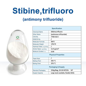 <span class=keywords><strong>Estibina</strong></span> Trifluoruro Sbf3 Cas 7783 56 4 Grado Industrial - Product Image 2