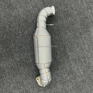 Haut débit avec protection thermique Catted avec tuyau de descente d'échappement de <span class=keywords><strong>catalyseur</strong></span> pour BMW <span class=keywords><strong>MINI</strong></span> <span class=keywords><strong>Cooper</strong></span> S R56 R57 R60 Cabriolet 1.6T - Product Image 5