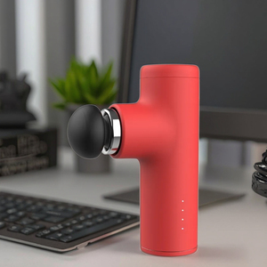 ปืนนวดแบบชาร์จไฟได้4สปีด2600มิลลิแอมป์ต่อชั่วโมงมอเตอร์แปรงหัวนวด4หัวเวลาควบคุมการนวดตัวด้วยการสั่นสะเทือน - Product Image 4