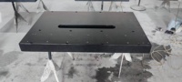 Plate-forme de granit de dalle de marbre naturel pour mesurer des outils de jaugeage pour le contrôle de qualité d'installations de fabrication de laboratoires de métrologie