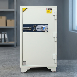 Security Home <b>Safes</b> WELKO S700E Gold <b>Key</b> <b>Lock</b> 2mm Stainless Steel Fireproof 1000-1200C - Product Image 3