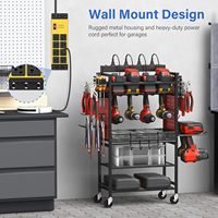 Multiprise murale industrielle jaune robuste avec protection contre les surtensions 900J/1200J, 8 prises pour usage hospitalier et industriel