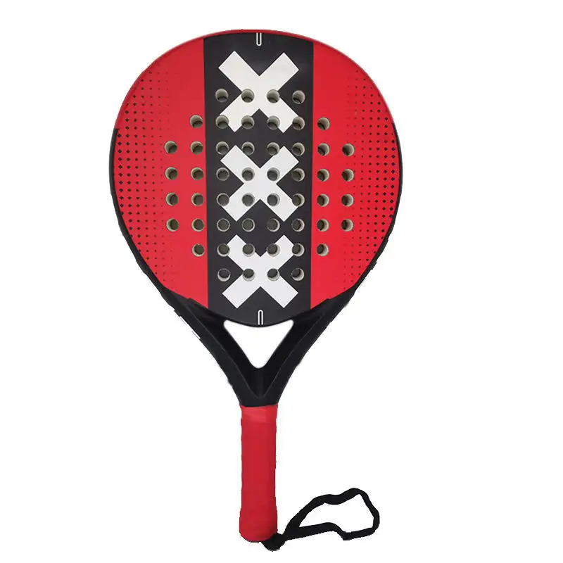 Tùy Chỉnh 38Mm Raqueta De Tenis Racchette Padel Paddel Racchetta Raquete Padel Vợt Tennis Thể Thao 3K Carbon Mái Chèo Vợt