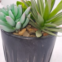Vente en gros de 100 pièces de plantes succulentes artificielles en vrac-Mini plantes de faux cactus pour bricolage artisanat décoration de mariage pas cher