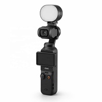 Lampe LED magnétique portable pour caméra d'action DJI Osmo Pocket 3 Pocket 4, rechargeable, 3 couleurs, pour selfie et vlog