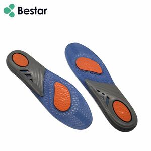 Semelles orthopédiques Bestar à absorption des chocs, respirantes, avec soutien de la voûte plantaire, en gel TPE, pour le sport, soulagement de la fasciite plantaire, unisexe - Product Image 2