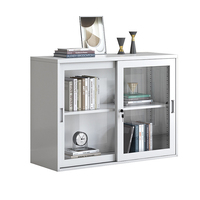 Rangement de fichiers de bureau armoire à portes coulissantes basse courte petite armoire de classement Archivadores De Oficina