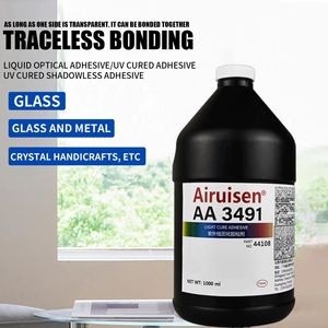 Non blanchissant les instruments transparents résistants aux vibrations résistants aux chocs thermiques de précision collant l'adhésif Shadowless UV - Product Image 3