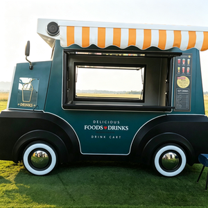 CE Certified Commercial Mobile Food Truck <b>Trailer</b> Customized Machines Outdoor Service Cart - Product Image 1