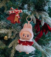 Spot Authentic labubu Série Conte de fées scintillante, Figurine en vinyle et peluche, Boîte mystère, Poupée mignonne, Ornements décoratifs, Cadeau surprise