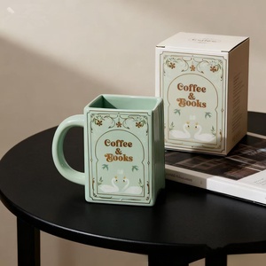 Artículo Popular TK, <span class=keywords><strong>Taza</strong></span> para Amantes de los Libros, Estilo Europeo, <span class=keywords><strong>Taza</strong></span> de Cerámica con Borde Floral - Product Image 6