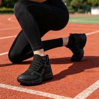Sneakers pour femmes ultra-légères, augmentant la taille de 8 cm, avec semelle coussinée respirante, plateforme, pour la marche, fabriquées en usine