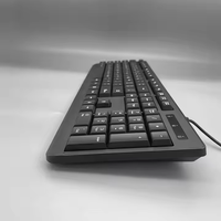 K-109P de clavier d'ordinateur standard filaire USB prend en charge l'anglais coréen royaume-uni russie français arabe espagnol
