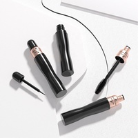 Ensemble 2-en-1 Mascara + Eyeliner Liquide, Anti-bavures, Allongeant, Courbant et Volumisant
