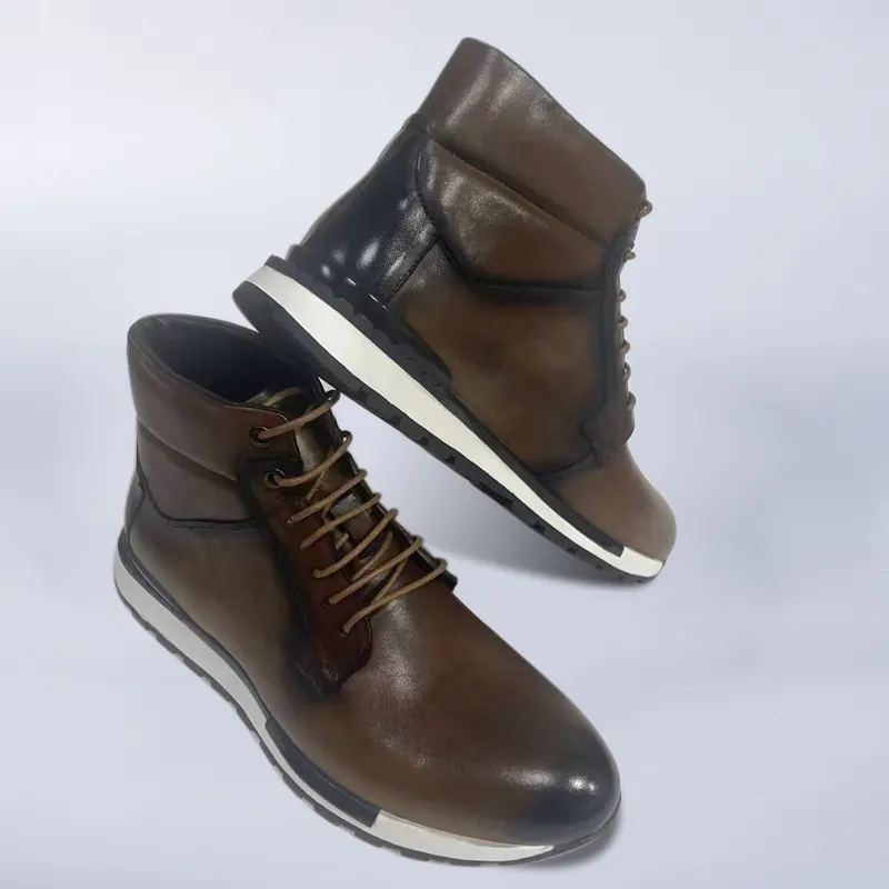 Fashion High Top Vintage Martin Boots Men Casual Boots Manufacturer Fast Delivery