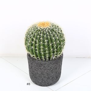 Carino verde piante di <span class=keywords><strong>cactus</strong></span> piante artificiali bonsai home office decorazione per la vendita - Product Image 5