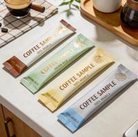 Sachets de café imprimés sur mesure en gros, pochettes en film PET à scellage arrière pour barres énergétiques et café en portion individuelle