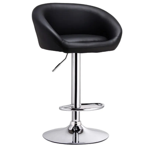 Precio directo de fábrica Diseño moderno Altura ajustable Silla con ranura giratoria <span class=keywords><strong>Casino</strong></span> de juegos con base cromada Silla de comedor OEM de cuero - Product Image 2
