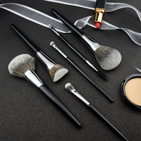 Nouveau kit de 6 pinceaux à sourcils best-seller, outils de maquillage pour le fond de teint, ensemble élégant, poils synthétiques doux, pinceau de maquillage
