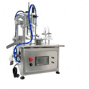 เครื่องบรรจุและปิดฝาอัตโนมัติแบบโต๊ะหมุน ใช้ได้กับน้ำหอม น้ำมันหอมระเหย เครื่องสำอาง สเปรย์ น้ำยาบ้วนปาก ไวน์ และผลิตภัณฑ์อื่นๆ - Product Image 5