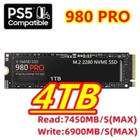 SSD 980Pro 2026 Kecepatan Tinggi M2 NVMe PCIe4 1TB Solid State Drive Penyimpanan Internal Upgrade untuk PS5 Gaming Mac Desktop Laptop