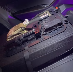 Tactical Vehicle Storage Back Seat Organizer 3x43x33 Molle Grid Panel <b>Car</b> Interior Modification Kit - Product Image 3