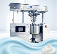 Machine de mélange sous vide pour shampoing et crème avec raclette, équipement cosmétique, ligne de production de dentifrice