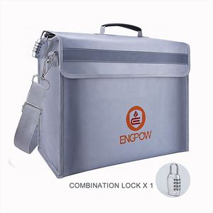 CUSTOM Large Fireproof <b>Document</b> <b>Bag</b> A4 File Holder Tablet Stand Mini Daily Use Money/Cash <b>Bag</b> Newly Released Travel <b>Bag</b> - Product Image 2