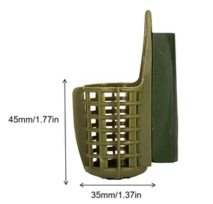 Lovita Distributeur d'appâts écologique et durable à ouverture par le haut, avec poids externe de 30g à 90g et trou carré - Product Image 6