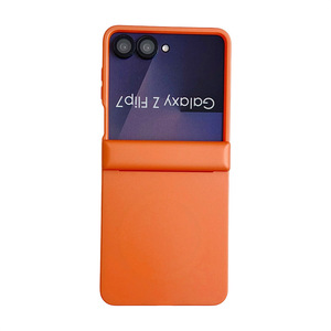 Funda Plegable con Tacto de Piel para Z <span class=keywords><strong>Flip</strong></span> 7 FE/8, Funda Rígida de Plástico Magnética Doble Color Macaron para <span class=keywords><strong>Z5</strong></span>/Z6 - Product Image 5