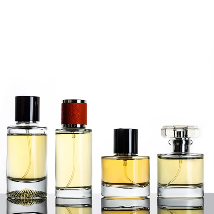 Confezione di profumo bottiglie di profumo con stampa personalizzata tappi magnetici vetro vuoto lusso 20ml 30ml 50ml 60ml con FEA 15mm