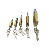 Cadenas à combinaison en laiton de type mince de 32mm avec cylindre en laiton pour serrures de porte et clé en laiton