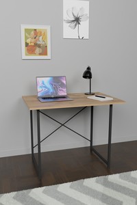 Bureau d'ordinateur avec étagères pour étudiants, bureau d'étude moderne pour ordinateur de bureau - Product Image 5