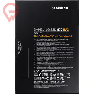 Disque SSD Samsung 870 EVO MZ-77E2T0B/EU 2 To - Interne 2,5 pouces - SATA (SATA/600) - Noir - Product Image 4