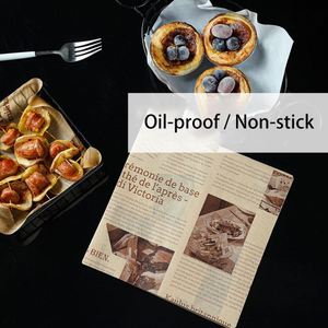 Personalized Custom Disposable Biodegradable Recyclable Greaseproof Food Packaging <b>Paper</b> Heat Resistant Non-Stick - Product Image 4