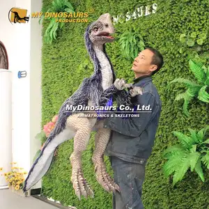 我的恐龙生日派对道具橡胶机器人恐龙木偶Oviraptor