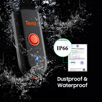 Escáner de Código de Barras Inalámbrico de Bolsillo Mini Tera 1D 2D QR, Resistente al Agua, 3 en 1, BT y USB con Cable y 2.4G, Lector de Códigos de Barras Portátil, Imagen 1100D