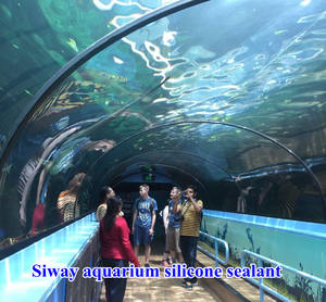 מפעל-קנה 280 מ "ל מראה פסטל אקווריום דבק סיליקון איטום גומי לבריכת שחיה ו-מליטה מים - Product Image 4