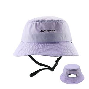 Sombrero de Surf Personalizado de Poliéster de Alta Calidad con Correa Ajustable para la Barbilla, Impermeable, para Mujer, con Orificio para Cola de Caballo - Product Image 6