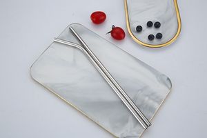 Экологически чистая питьевая солома из нержавеющей стали, набор металлических соломинок из нержавеющей стали 304 - Product Image 4