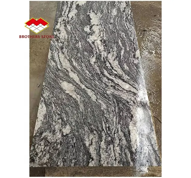 OEM/ODM River wave Granite granito granit prix m2 prix par pied carré pour mur intérieur et extérieur