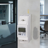Nouveau compteur d'énergie électrique monophasé DIN-Rail 2P Modbus compteur d'énergie numérique LCD avec RS485 pour la maison ou le bureau