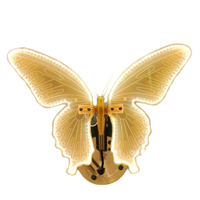 Lumières décoratives artificielles dynamiques en forme de papillon pour extérieur, éclairage de parc, place publique, site touristique, lumières paysagères, lumières de mariage, papillon lumineux.