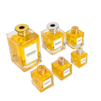 Bouteilles en verre de luxe pour diffuseurs à bâtonnets 50ml 100ml 200ml 500ml pour huiles d'aromathérapie, vente en gros avec emballage en boîte rigide