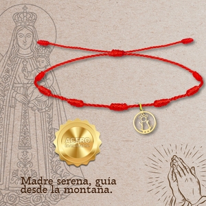 Collana con ciondolo Fine-braccialetto in acciaio inox Fuensanta Catholic Saint bracciale vergine - Product Image 5