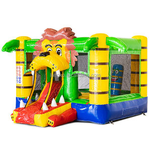Château Gonflable avec <span class=keywords><strong>Toboggan</strong></span>, Structure Gonflable pour Enfants, Combo PVC - Product Image 1