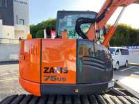 Excavatrice Hitachi d'occasion de 7,5 tonnes d'origine japonaise, presque neuve, excavatrice Hitachi Zx75, excavatrice Hitachi 75 Zx75us, mini-excavatrice sur chenilles