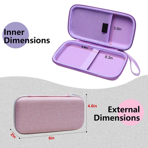 Bán buôn EVA TI-84 cộng với đồ họa máy tính trường hợp màu hồng EVA trường hợp khó khăn du lịch trường hợp cho Texas đồ họa máy tính - Product Image 3