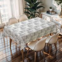 Nappe de cuisine en PVC épais RNPT, lavable, rectangulaire, pour un usage quotidien à la maison