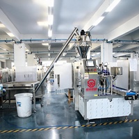 Poudre à laver personnalisée, poudre de protéines, poudre de jus, sel de bain, machine d'emballage préfabriquée à sachets debout
